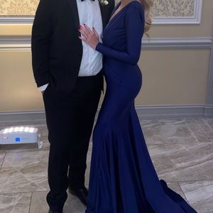 Jessica Angel blue mermaid dress